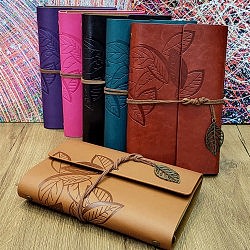 Toptan Yaprak Desenli Hatıra Defteri